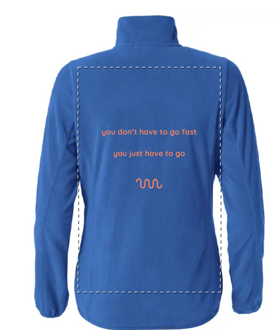 fleece navy, kobalt, sunshine, heart - Afbeelding 2