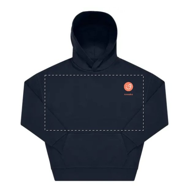 oversized hoodie (blauw of donkergroen)