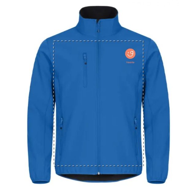 softshell jas  ( navy, kobalt of wit) - Afbeelding 4